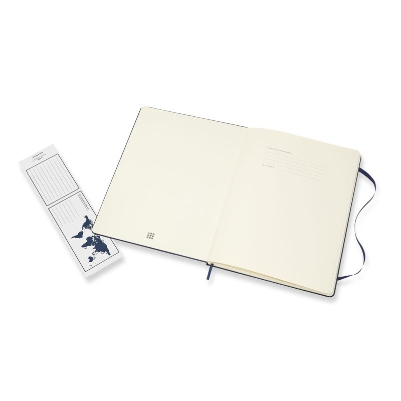 Moleskine XL Ruled Hard Notebook in Sapphire Blue image number 3
